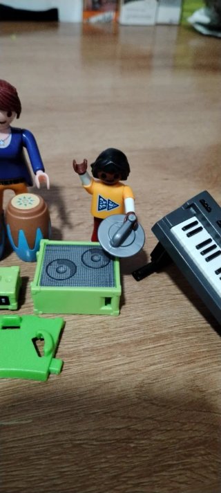 Playmobil banda musical con teclado