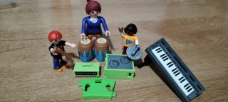 Playmobil banda musical con teclado