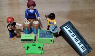 Playmobil banda musical con teclado