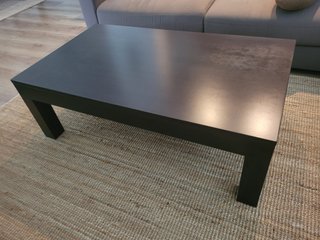 Mesa de centro madera nogal 120x70x40