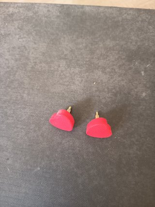 K70. Zapatos de tacón Love Moschino rojos Talla 38