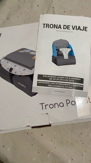 Trona de viaje portátil I-baby - De 6 a 36 meses.