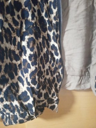 Chaqueta Reversible Estampada Leopardo