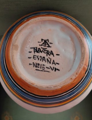 JARRÓN ANTIGUO DE TALAVERA