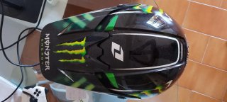 Casco Motocross ONE Monster Energy