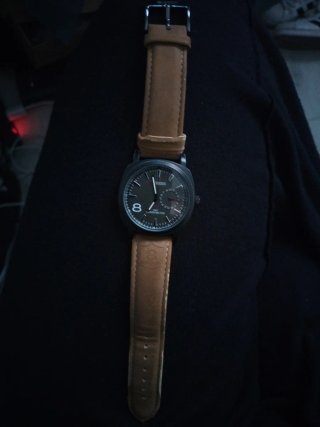 Reloj Curren GMT Chronometer Marrón Negro
