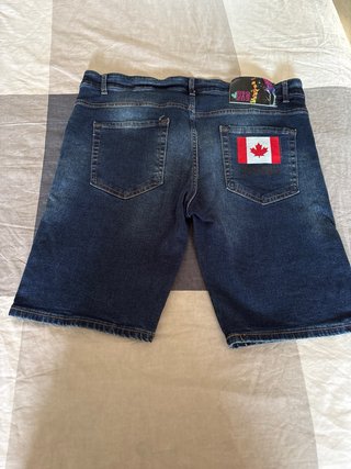 Bermudas vaqueras con cremallera
