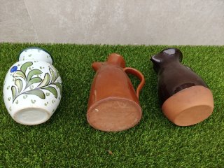 Lote 2 Jarras y un jarrón Años 70