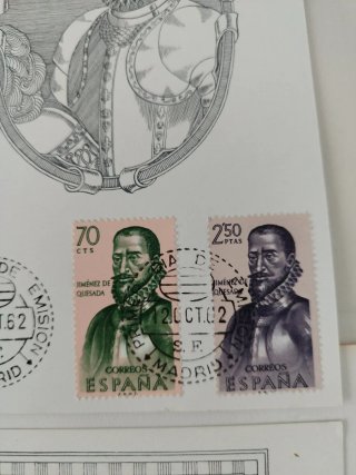 Lote Sellos España 12 OCT 62