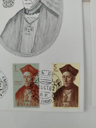 Lote Sellos España 12 OCT 62