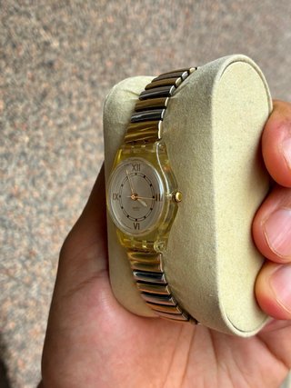 Reloj Swatch Lady ALMAGAMA 1997 Oro/Plata