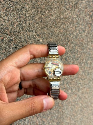 Reloj Swatch Lady ALMAGAMA 1997 Oro/Plata