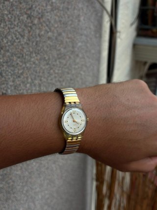 Reloj Swatch Lady ALMAGAMA 1997 Oro/Plata
