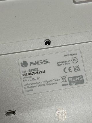 Teclado NGS Spike USB Español