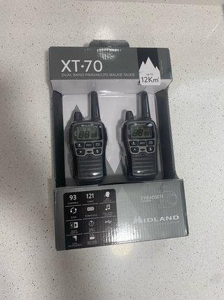 Midland XT-70 Walkie Talkie Dual Band PMR446/LPD