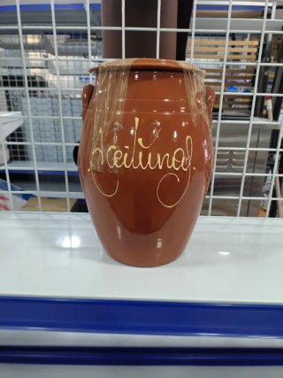 Tinaja de barro para aceitunas
