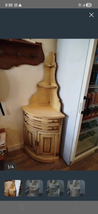 Mueble esquinero antiguo madera