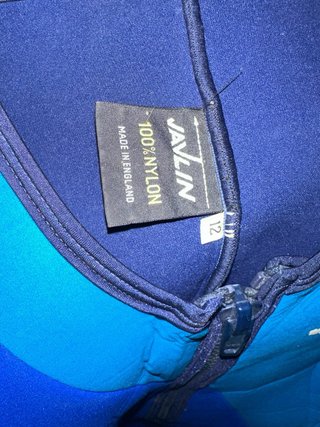 Traje de neopreno JAVLIN mujer azul sin mangas