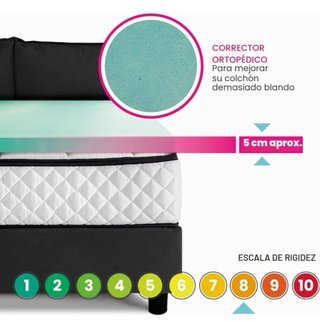Topper Ortopédico 80x190cm NUEVO