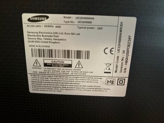 Televisor Samsung 32 Negro/Plateado