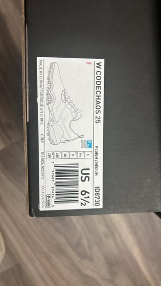 Zapatos de golf Adidas mujer blancos