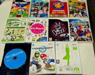Pack Juegos Wii: Mario Kart All-stras Etc...