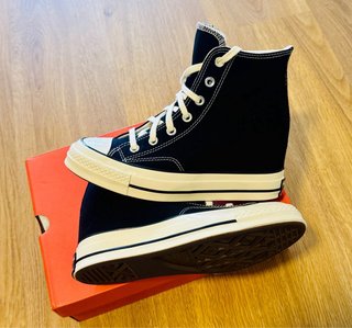 Converse All Star Altas Talla 37, 37.5, 38 Negras
