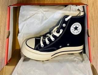 Converse All Star Altas Talla 37, 37.5, 38 Negras