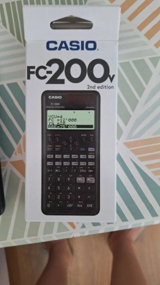 Calculadora Financiera Casio FC-200V