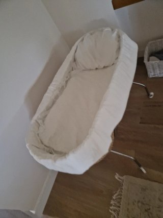 Moisés para bebé de mimbre