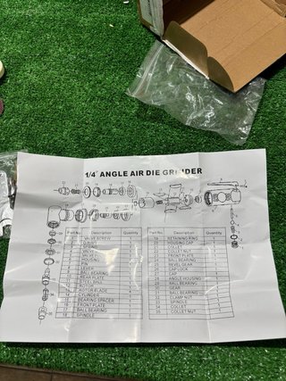 Amoladora Neumática y Accesorios