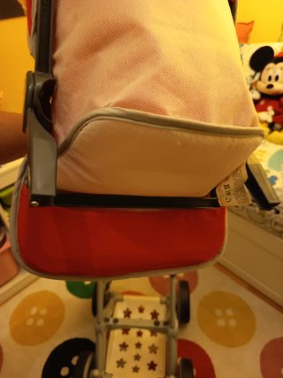 Carrito de muñecas rosa fucsia