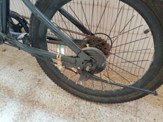 Bicicleta infantil negra