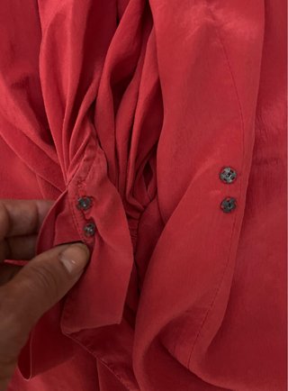Blusa Luisa Spagnoli Rossa Wrap