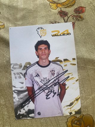 Foto firmada Vallejo 24