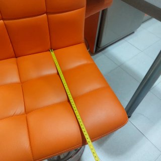 Taburetes Cocina Altos Regulables Naranja