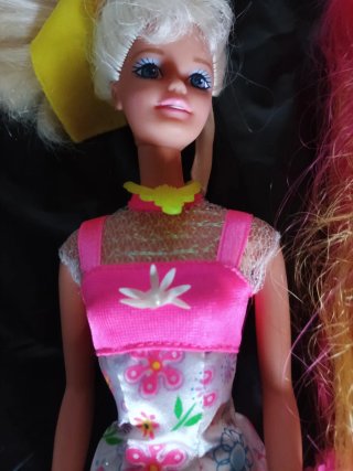 Lote 3 Muñecas Barbie con Ropa