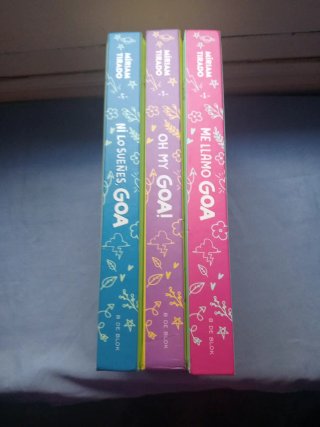 Pack de tres libros de goa