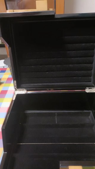 Joyero grande! De metraquilsto y madera!