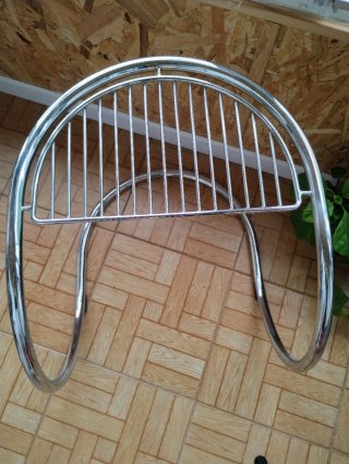 Silla Rinaldi Metal Plateado