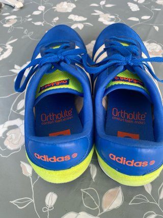 Deportivos Adidas Neo Azules y Amarillos