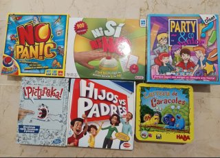 Lote 3. Seis Juegos de Mesa