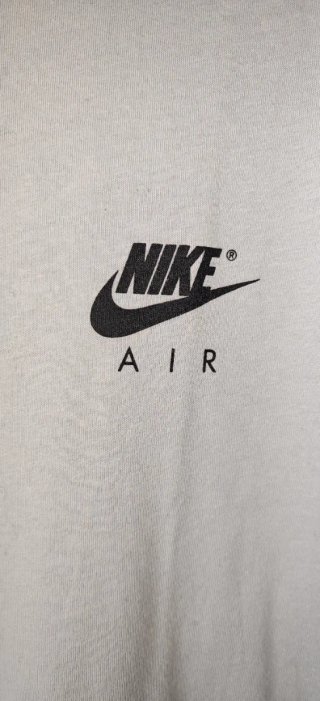 Camiseta Nike Air, hombre, gris, t. M