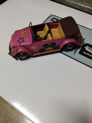 COCHE VW BEETLE VINTAGE DE METAL