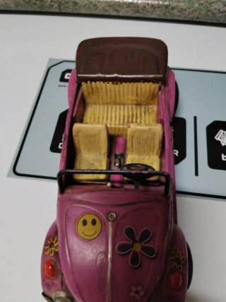 COCHE VW BEETLE VINTAGE DE METAL