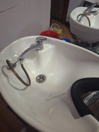 Lavacabezas doble para peluquería