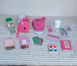 Cámara Fujifilm Instax Mini 9 Rosa + Accesorios
