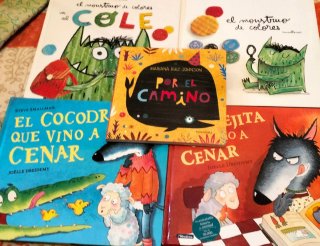 Lote 5 álbumes ilustrados