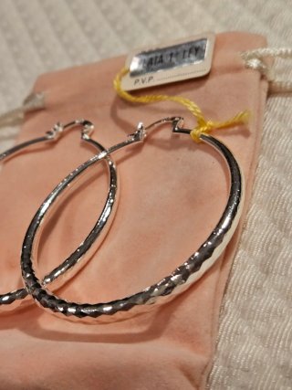 Pendientes Aro Plata 925 - 5cm