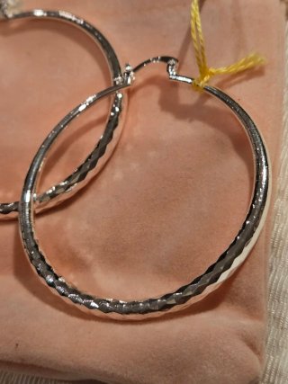 Pendientes Aro Plata 925 - 5cm